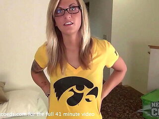 Blonde Iowa Girl Next Door First Time on Casting Couch ...