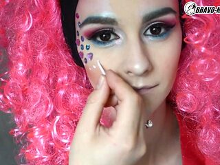 Petite action with romantic Adelle Unicorn and Adelle f...