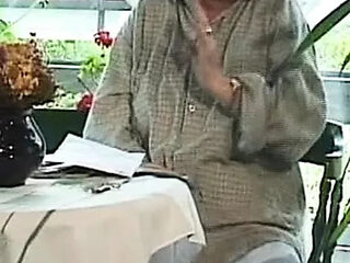 German Granny Julie Dodsworth Takes Big Dicks Outdoor G...