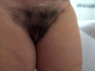 Step-Mom Susan Flashes Her Hairy Snatch to Eager Step-Son