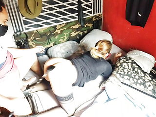 Hard Garche in the Bedroom Moans and Screams