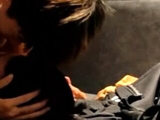 Pink labia close up of naive brunette